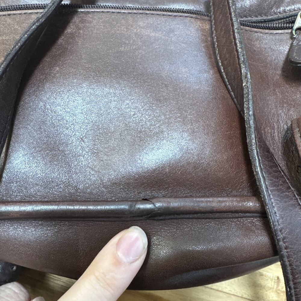 Vintage Coach 9791 Daypack Backpack Dark Brown - Picture 9 of 9